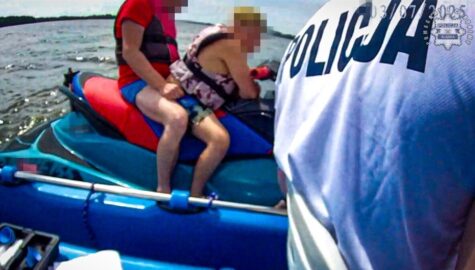 Pijany na skuterze wodnym