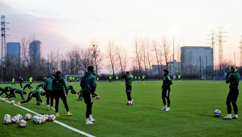 Pilkarki na Rapidzie fot Kamil Kalkowski