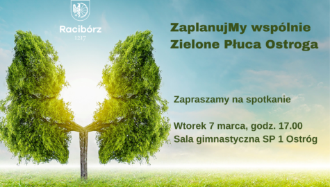 Plakat zielone pluca ostroga