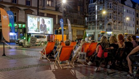 Plenerowe kino w bytomiu