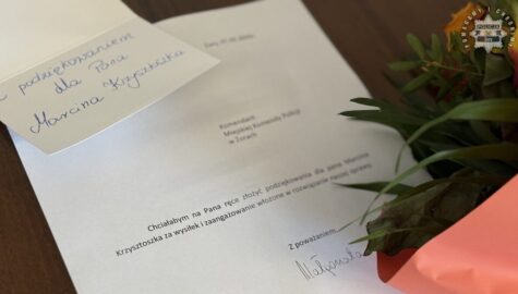 Podziekowania za odnalezienie corki