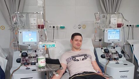 Policjant dawcą szpiku