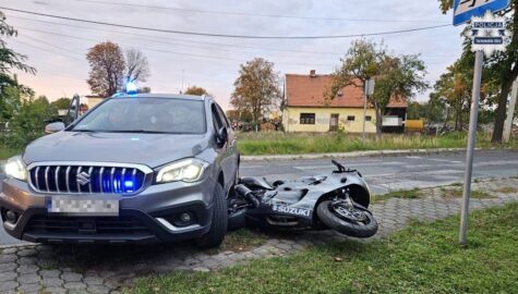 Poscig za motocyklistą