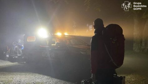 Poszukiwania zaginionej w beskidach