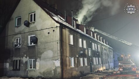 Pozar w rudzie slaskiej