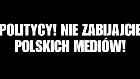 Protest mediow slask
