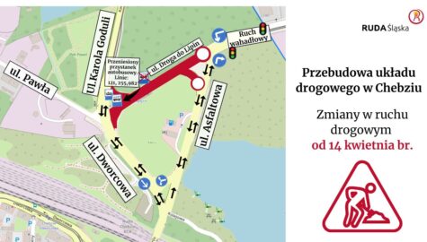 Przebudowa dróg w chebziu