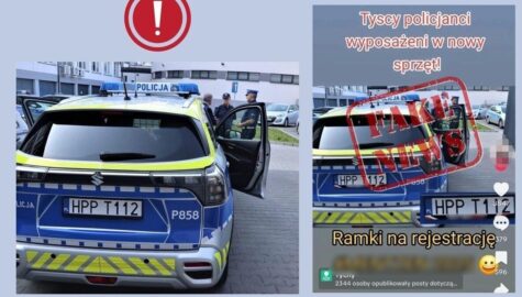 Radiowoz tychy ramka na rejestracje