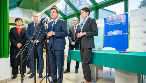 Schron w chorzowskim szpitalu