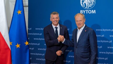 Tusk w bytomiu