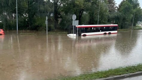 Ulewa dabrowa gornicza