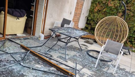 Wybuch gazu w tresnej