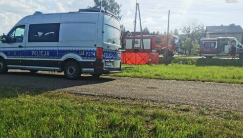 Wypadek smiertelny motocyklisty