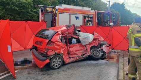 Wypadek smiertelny wodzislaw