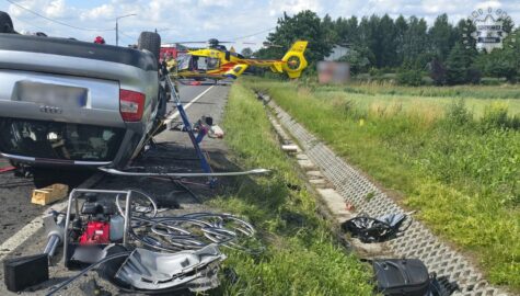 Wypadek w chelmie slaskim