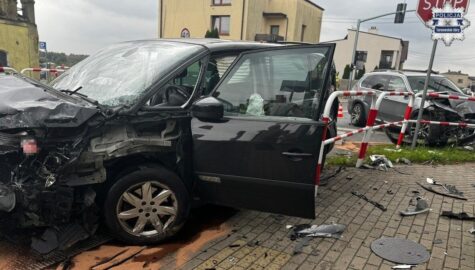 Wypadek w pyrzowicach