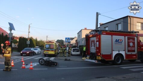 Wypadek w tarnowskich górach