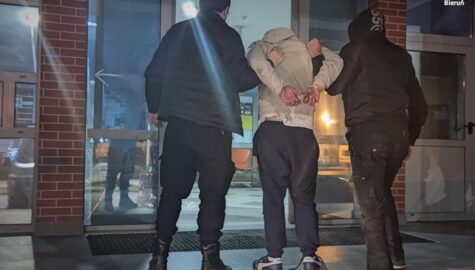 Zaatakował policjantów w Bieruniu