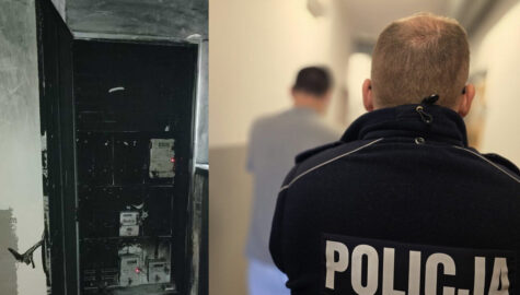 Zatrzymanie podpalacza