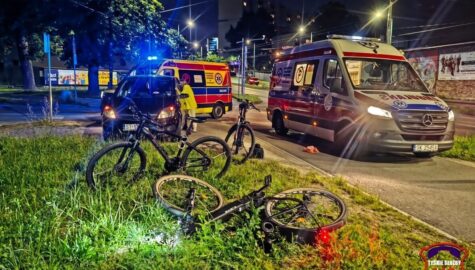 Zderzenie roweru z hulajnogą