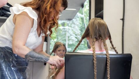 Zetnij wlosy na peruke