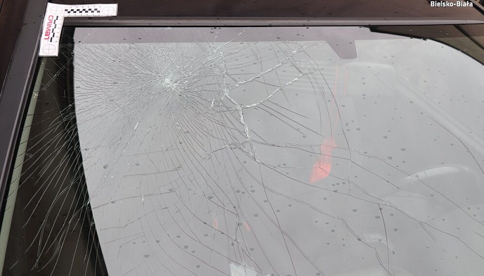 Pijany wandal uszkodził samochód