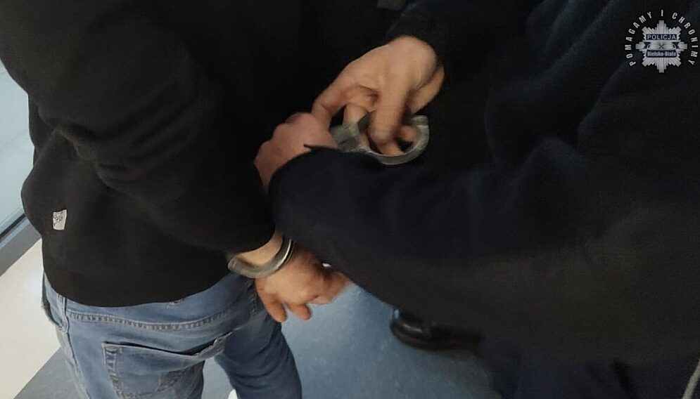 rozbój w hotelu w bielsku