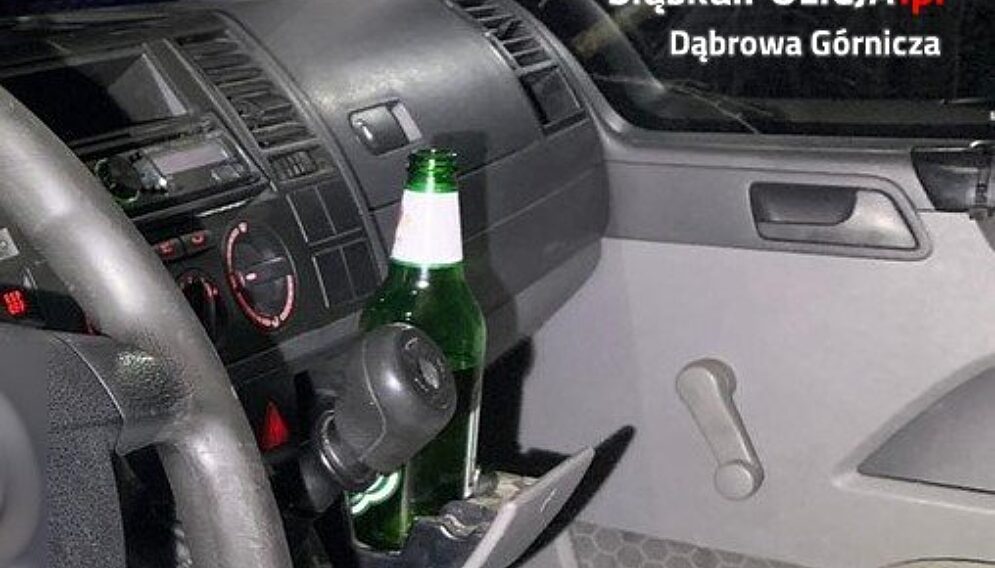pościg za pijanym kierowcą w Dąbrowie Górniczej