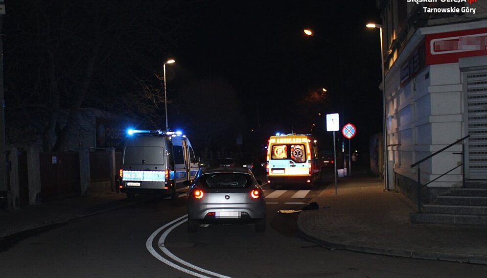 potrącenie pieszej w Tarnowskich Górach