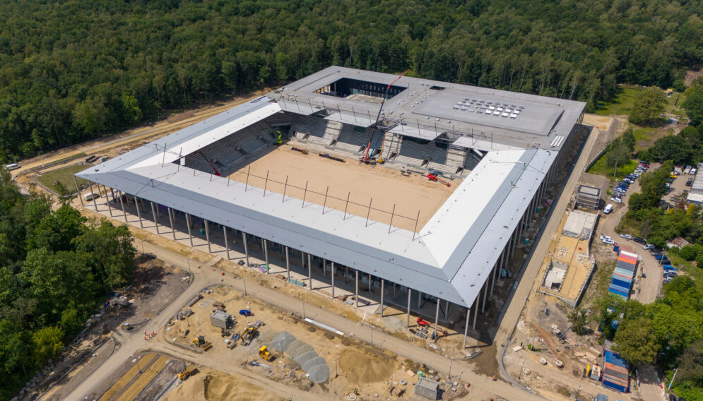 Budowa Stadionu Miejskiego w Katowicach