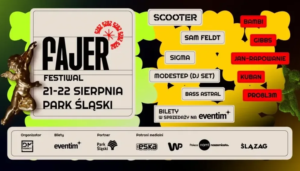 Fajer Festiwal w parku slaskim