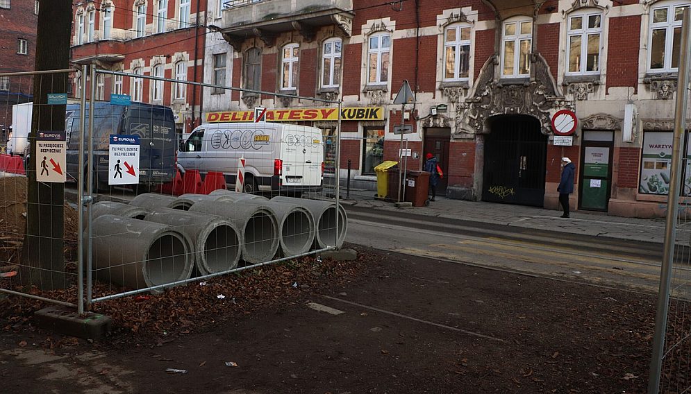 przebudowa torowiska w Bytomiu