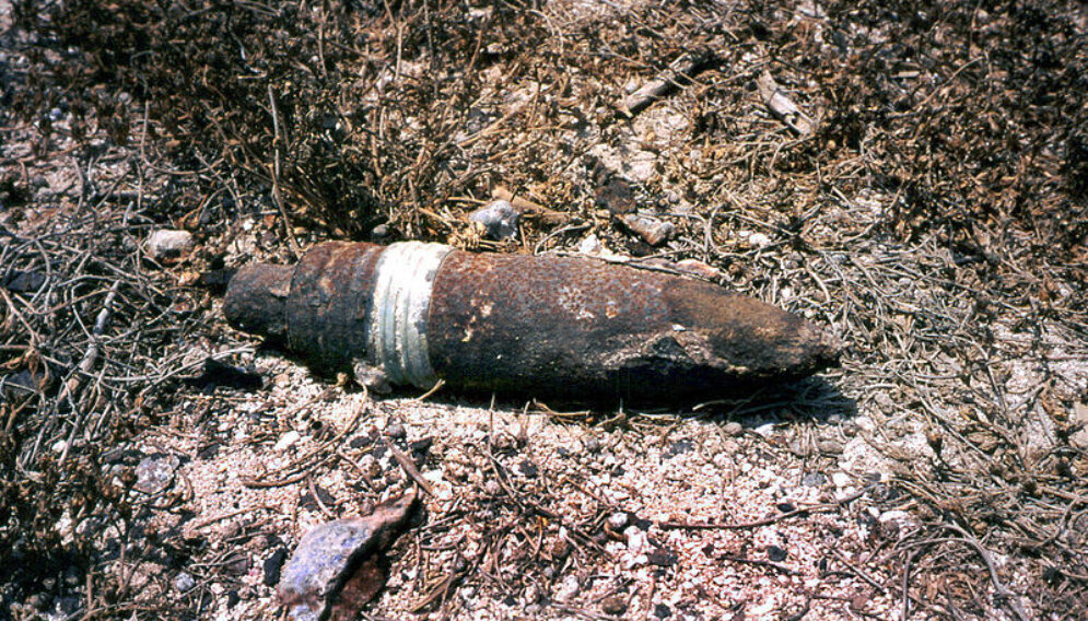 Irakian corroded shell