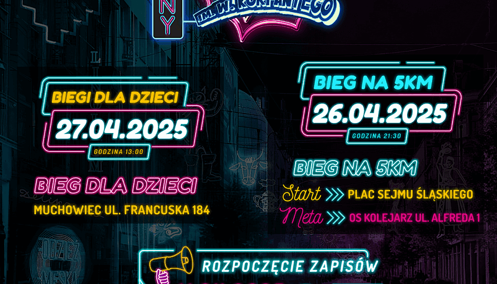 Nocny Festiwal Biegowy im W Korfantego1