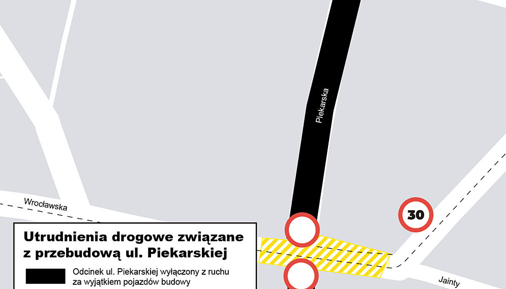 przebudowa Piekarskiej w Bytomiu