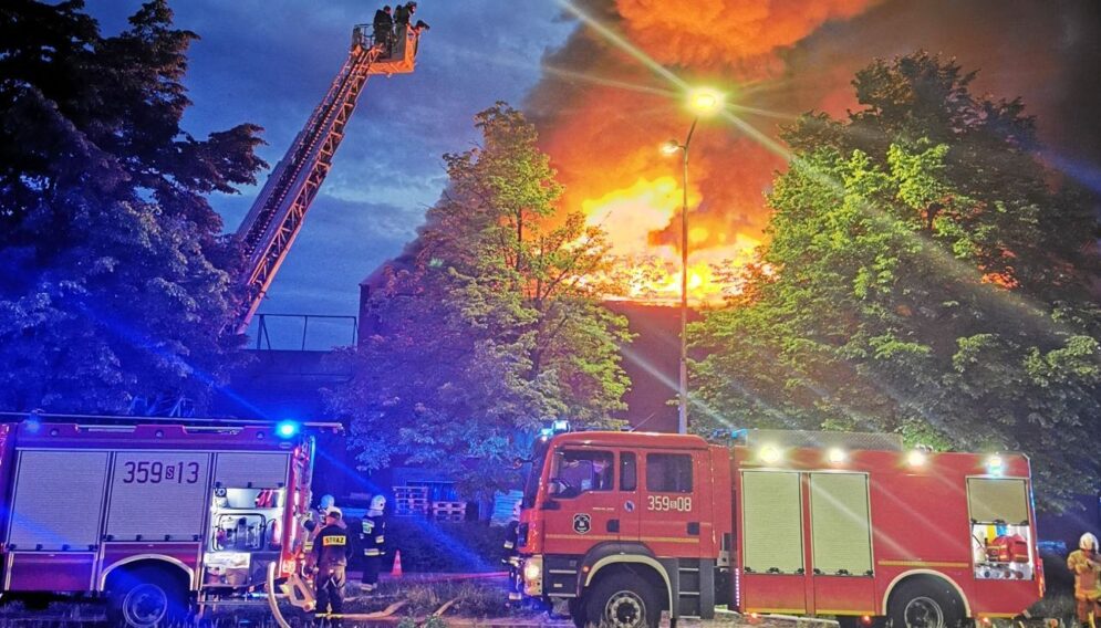 Pozar Czestochowa Dzieje Sie Slaskie