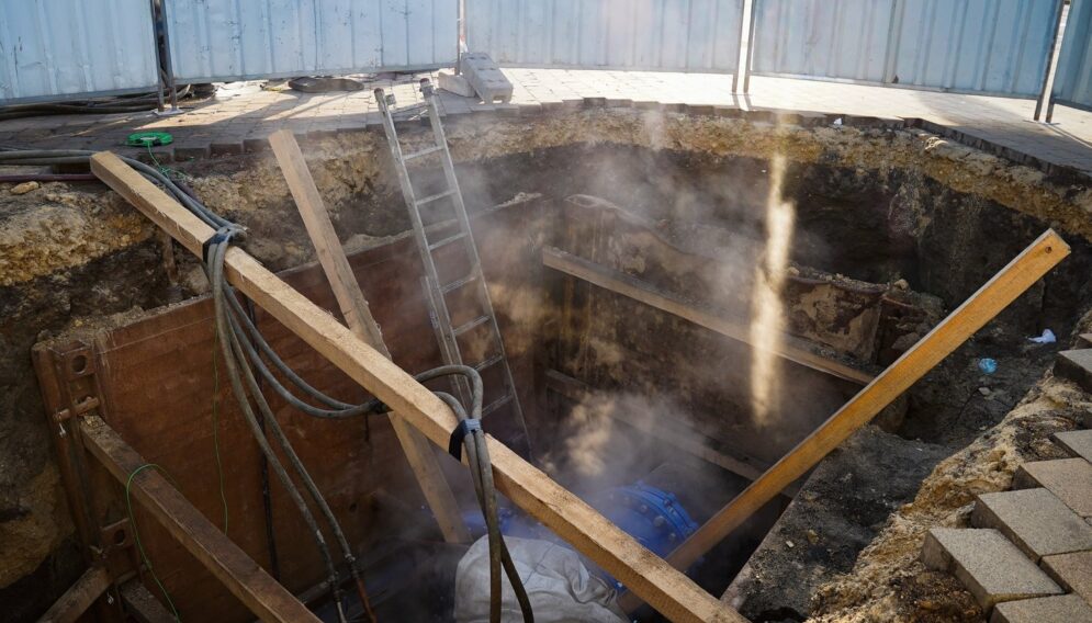 Renowacja sieci w centrum Katowic 02 fot KAW