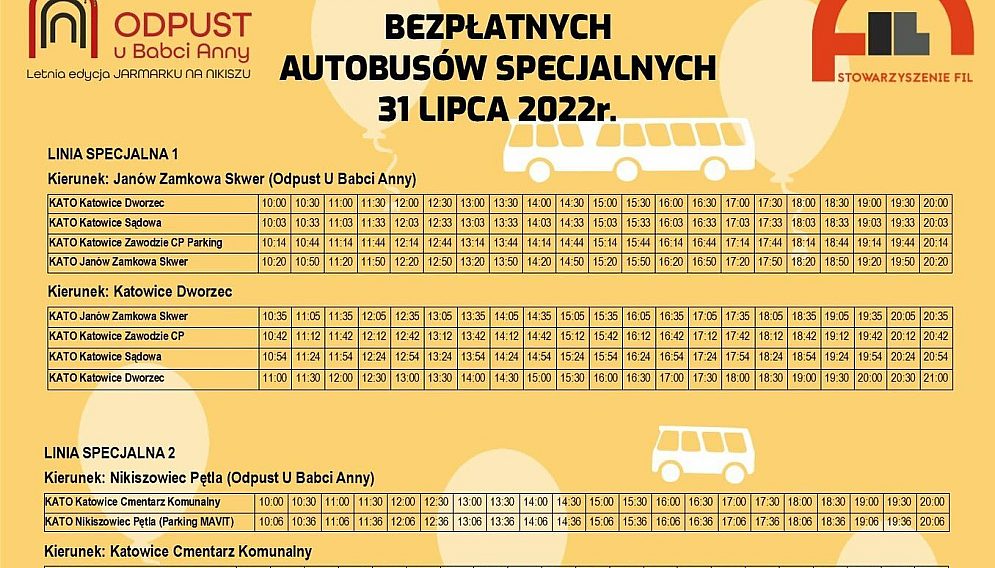 Rozklad bezplatnych autobusow