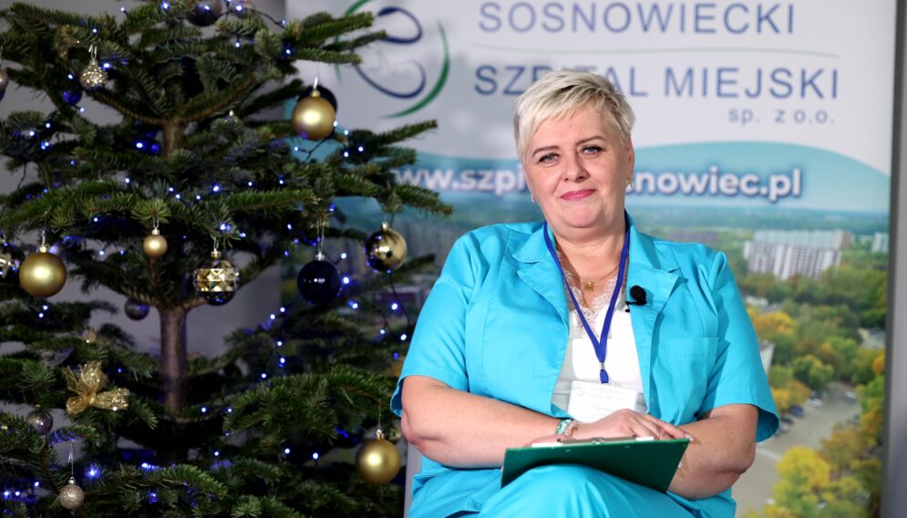 Sabina Zajchowska kierownik Działu Dietetyki Sosnowieckiego Szpitala Miejskiego