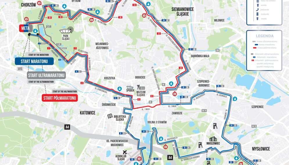Silesia Marathon 2025 trasa