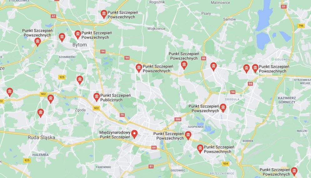 Szczepienia Google