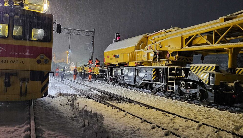 Udrażnianie torów w Kuźni Raciborskiej