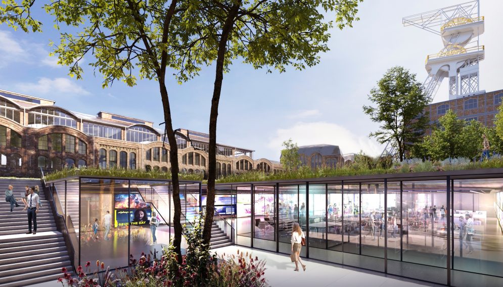 Widok na pasaż z poziomu 1