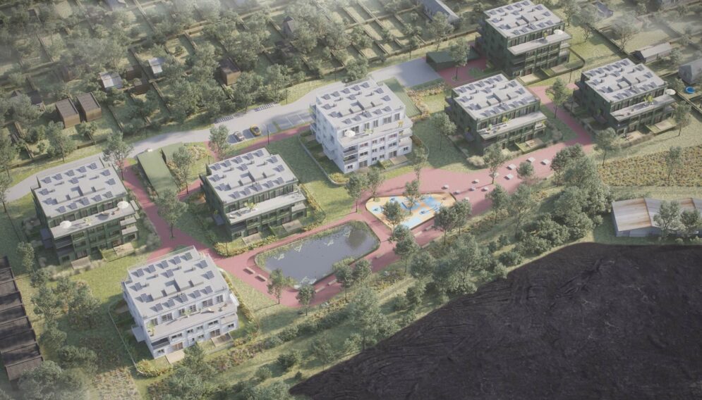 Wizualizacja osiedla przy ul Kosmicznej
