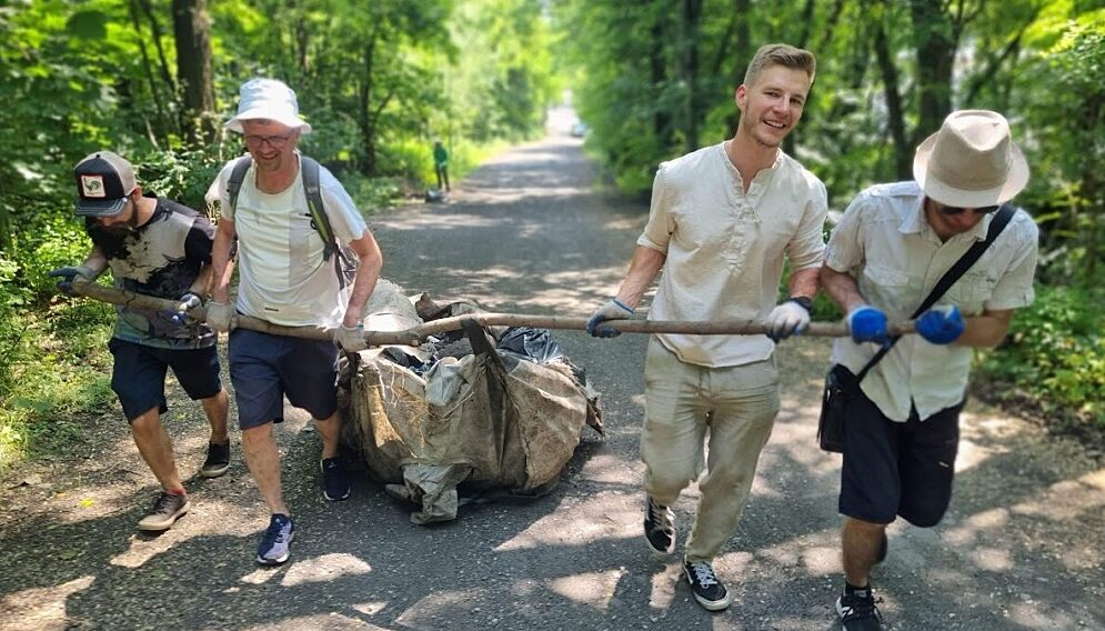 Akcja sprzątania w Katowicach