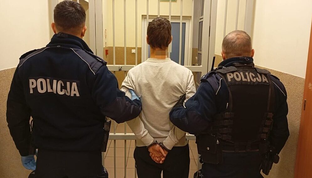 Aresztowanie za probe gwaltu