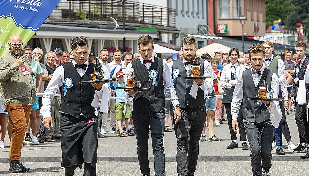 Bieg kelnerow w wisle