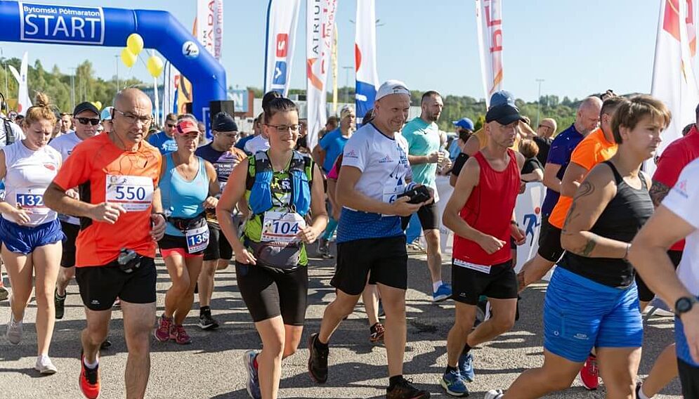 Bytomski polmaraton utrudnienia w ruchu