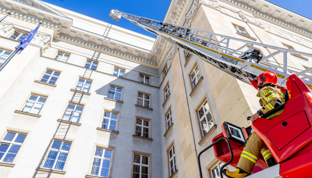 Cwiczenia strazakow w suw 1