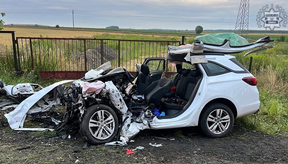 Czarny alert drogowy na slasku